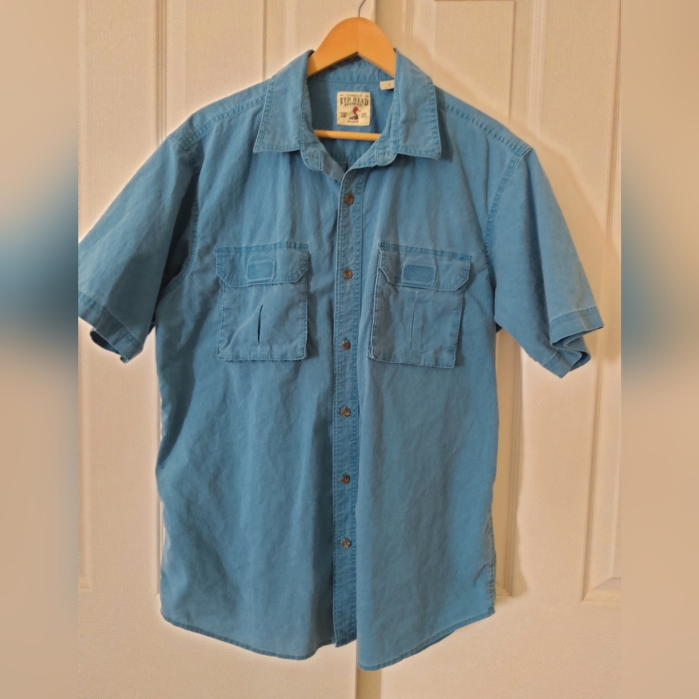 RedHead Large Weathered blue Shirt